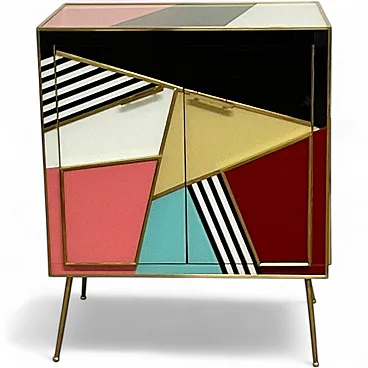 Sideboard with two glass doors