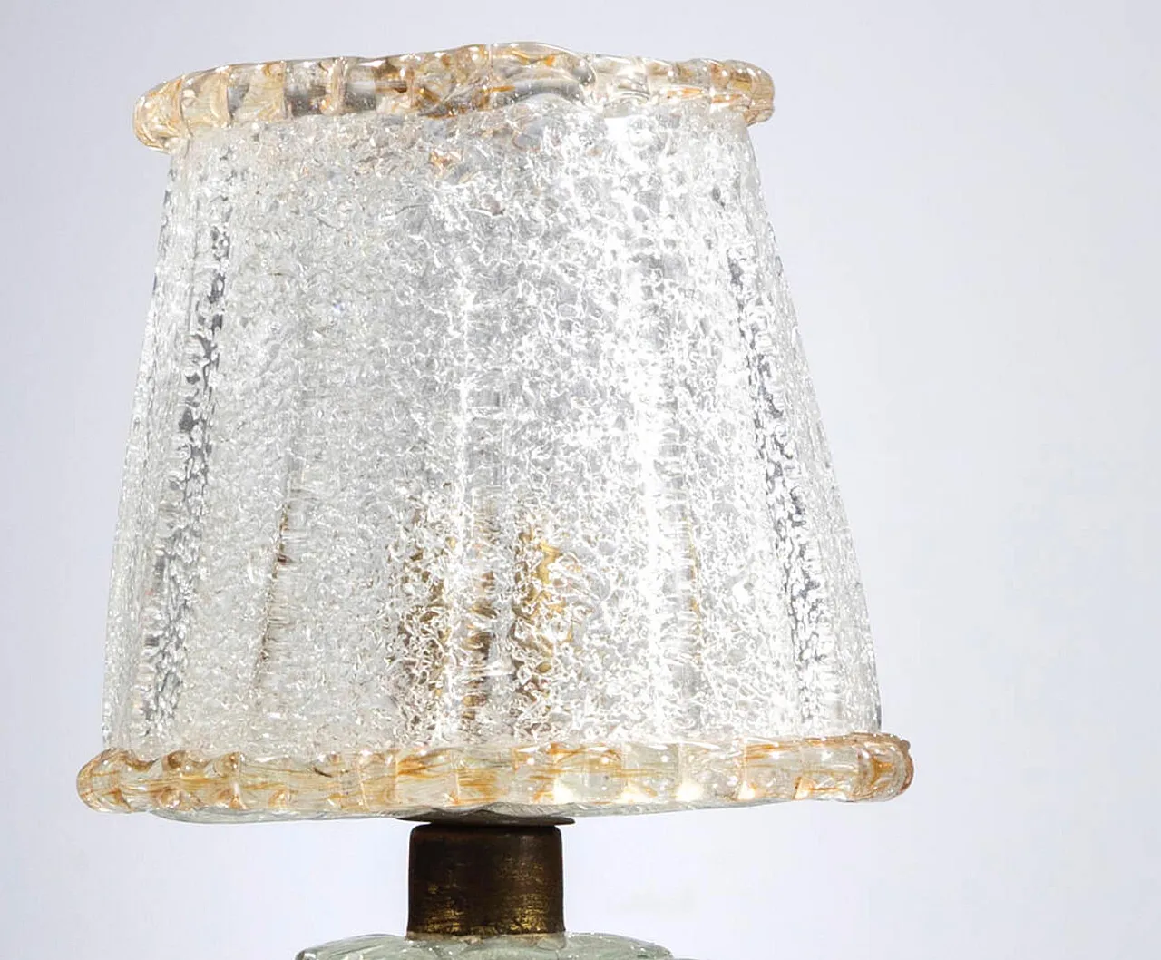 Barovier & Toso, coppia di lampade da tavolo, anni '40 4