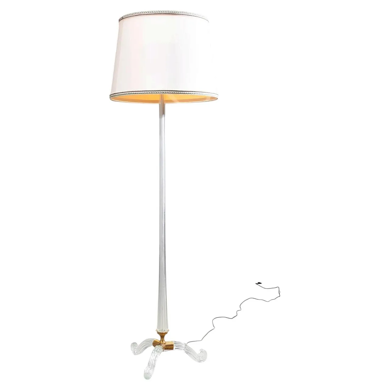 Seguso, lampada da terra, anni '40 1