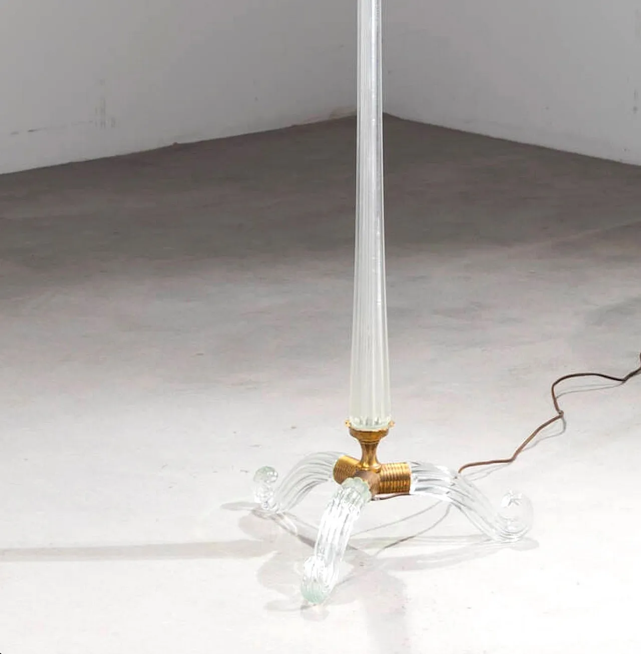 Seguso, lampada da terra, anni '40 6