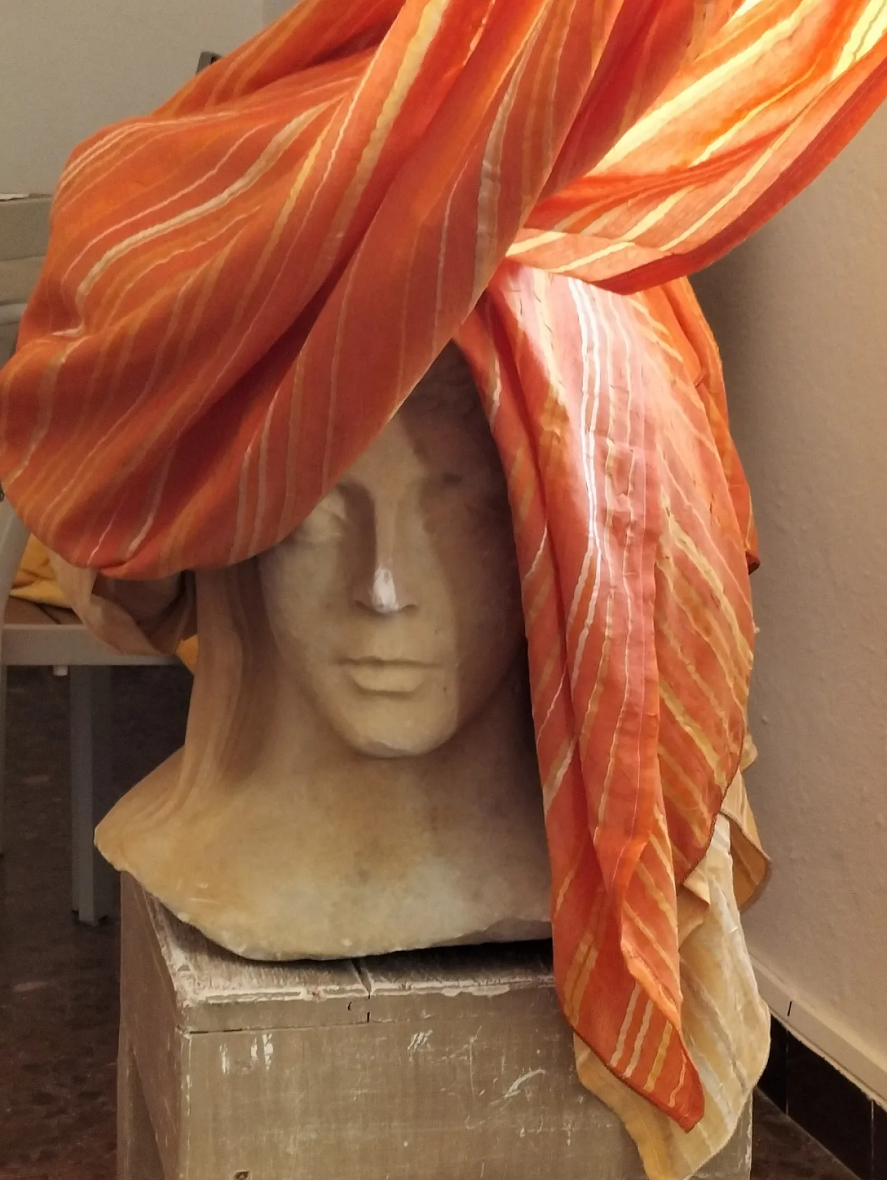 Scultura in pietra Liberty , primo '900 8