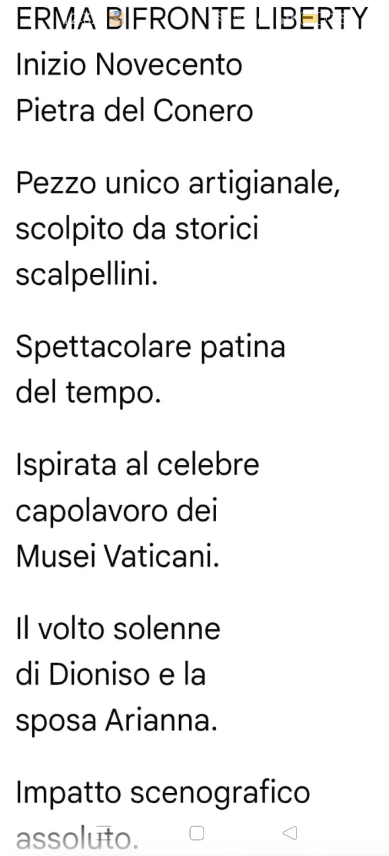 Scultura in pietra Liberty , primo '900 9