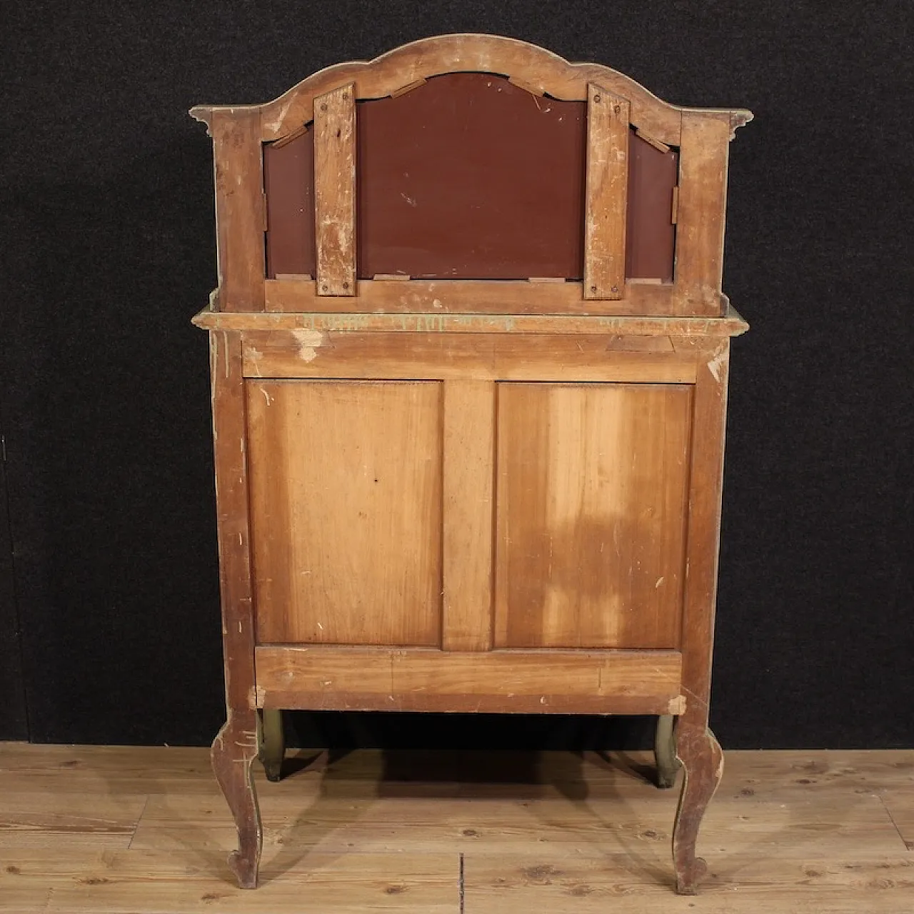 Italian lacquered sideboard with mirror from the 20th century 7