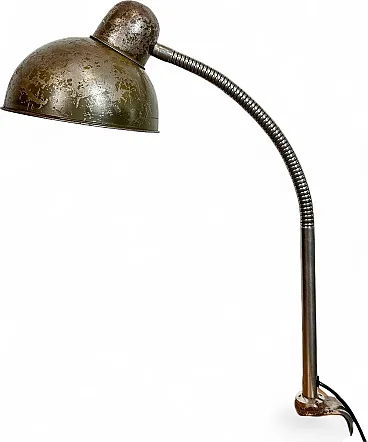 Industrial Workshop Gooseneck Table Lamp, 1960s