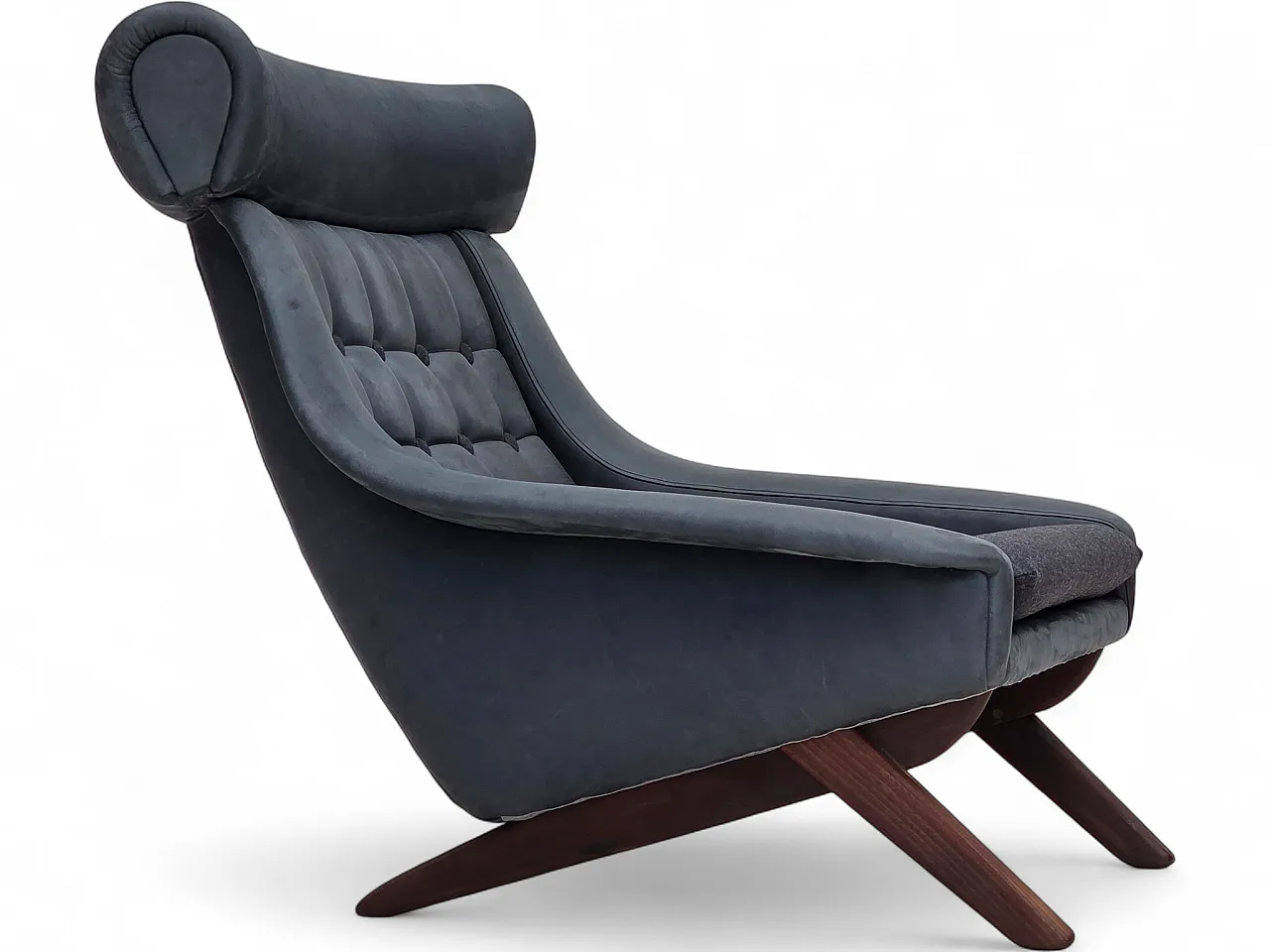 1970s, Danish design by Illum Wikkelsø, reupholstered, leather. 19