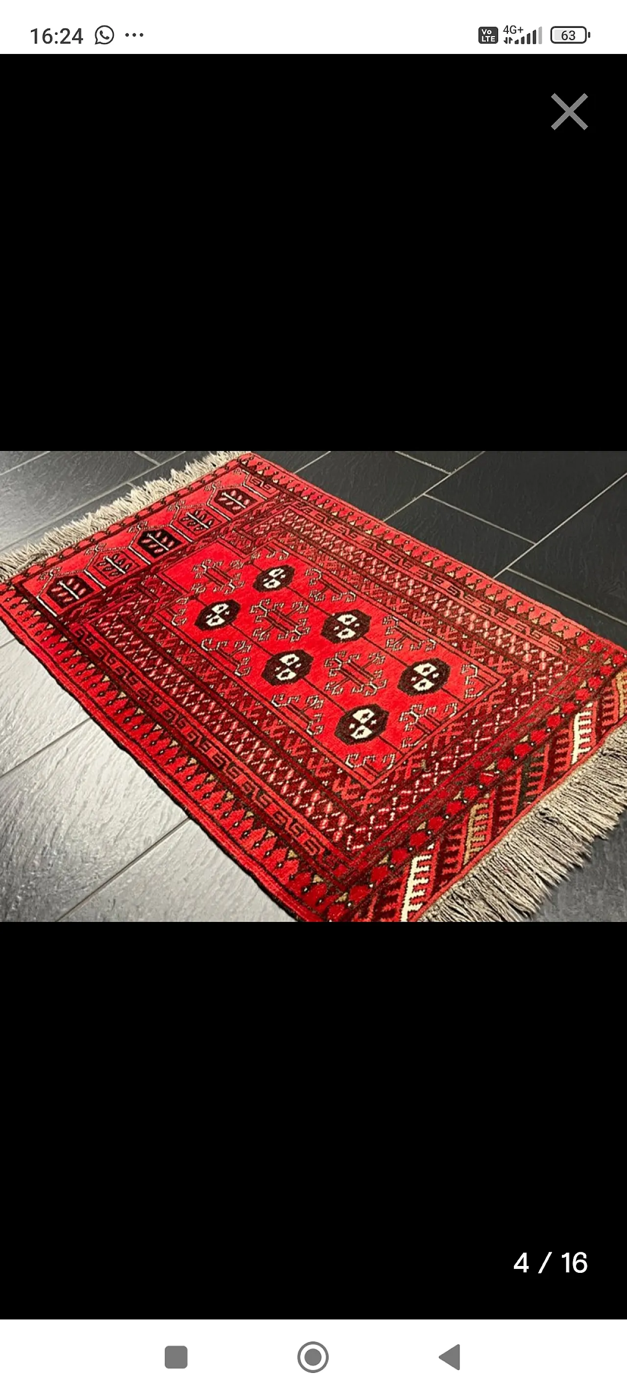 Fine hand-knotted Afgan Mauri oriental rug, early 20th century 3