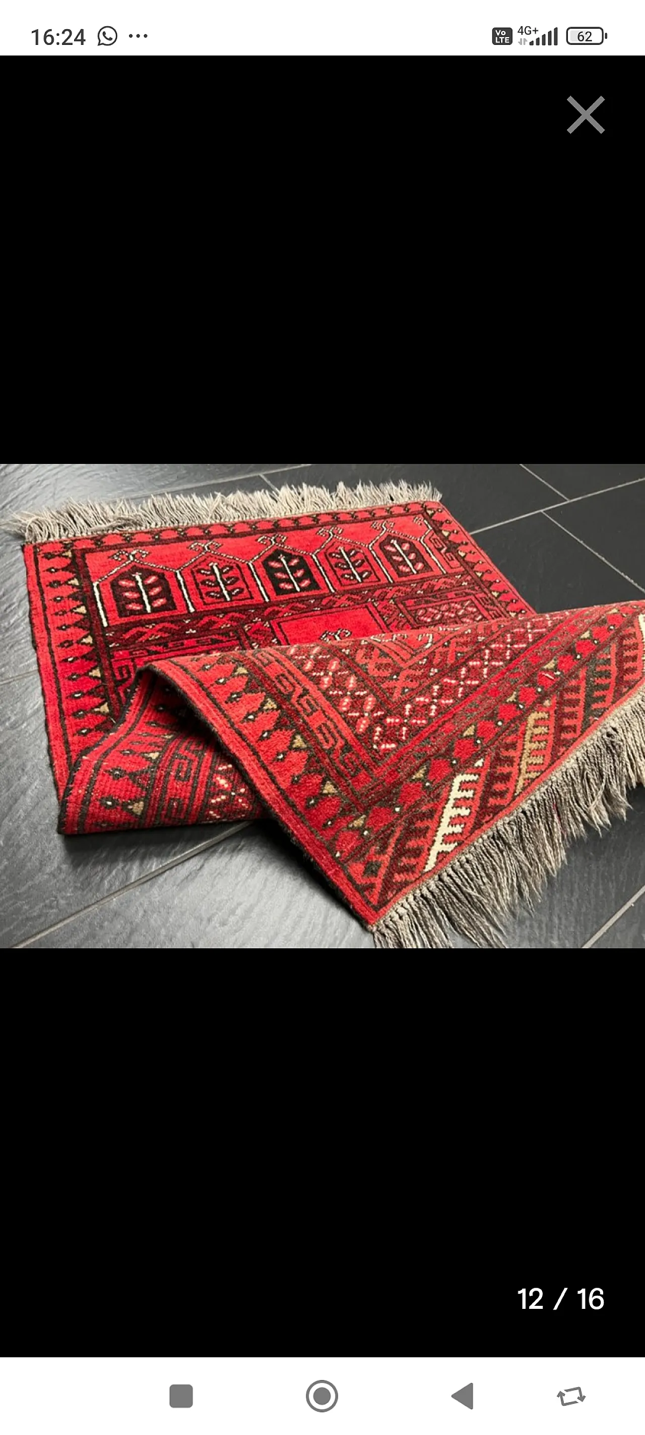 Fine hand-knotted Afgan Mauri oriental rug, early 20th century 6