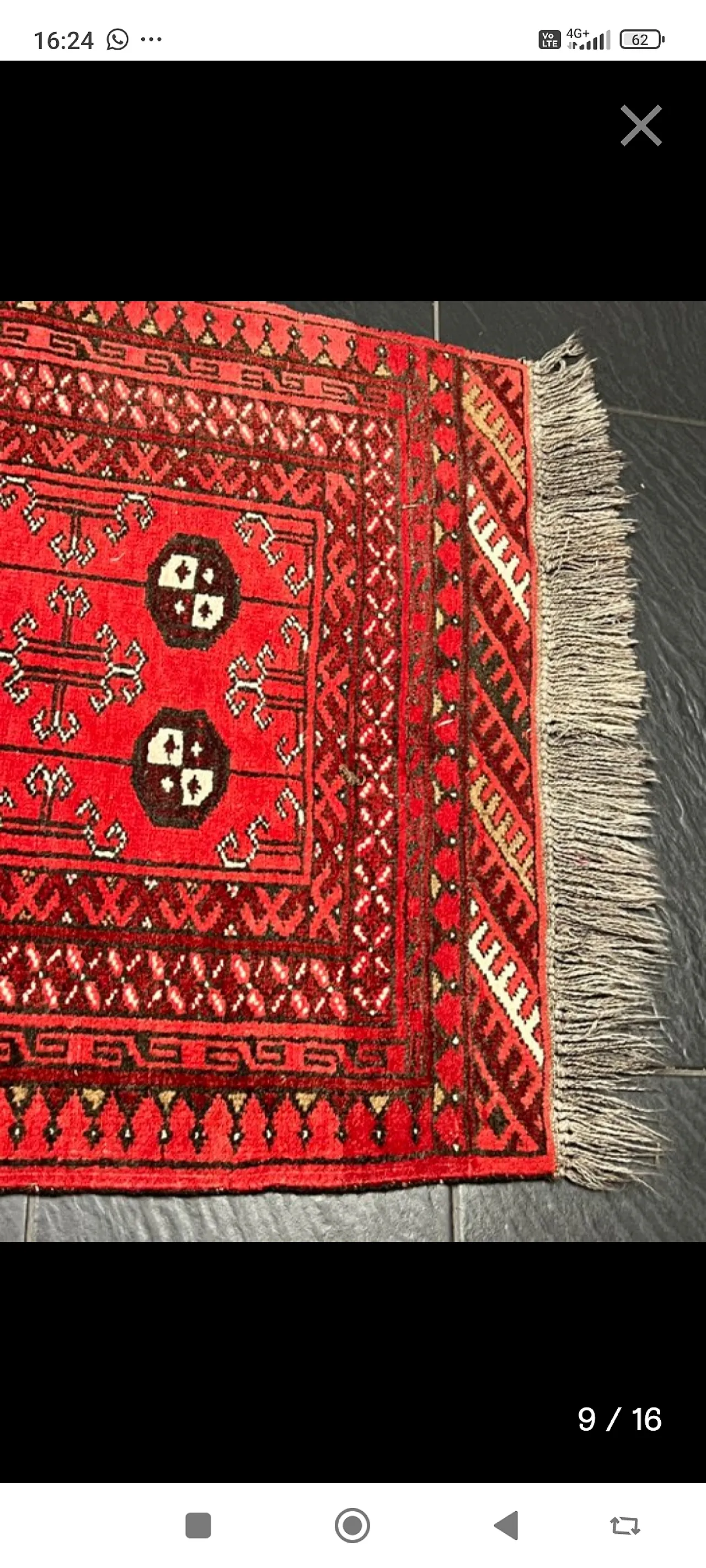 Fine hand-knotted Afgan Mauri oriental rug, early 20th century 7