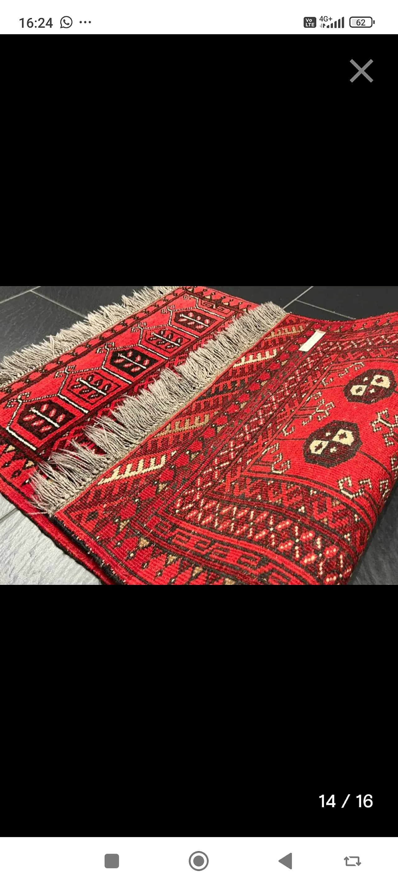Fine hand-knotted Afgan Mauri oriental rug, early 20th century 9