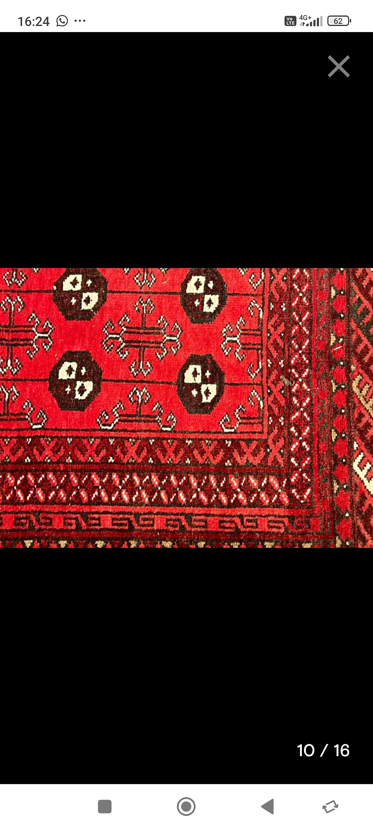 Fine hand-knotted Afgan Mauri oriental rug, early 20th century 12
