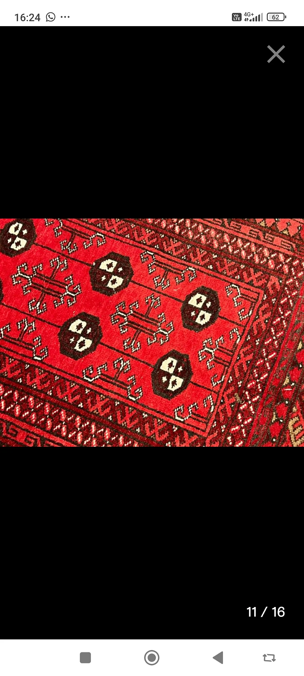 Fine hand-knotted Afgan Mauri oriental rug, early 20th century 13