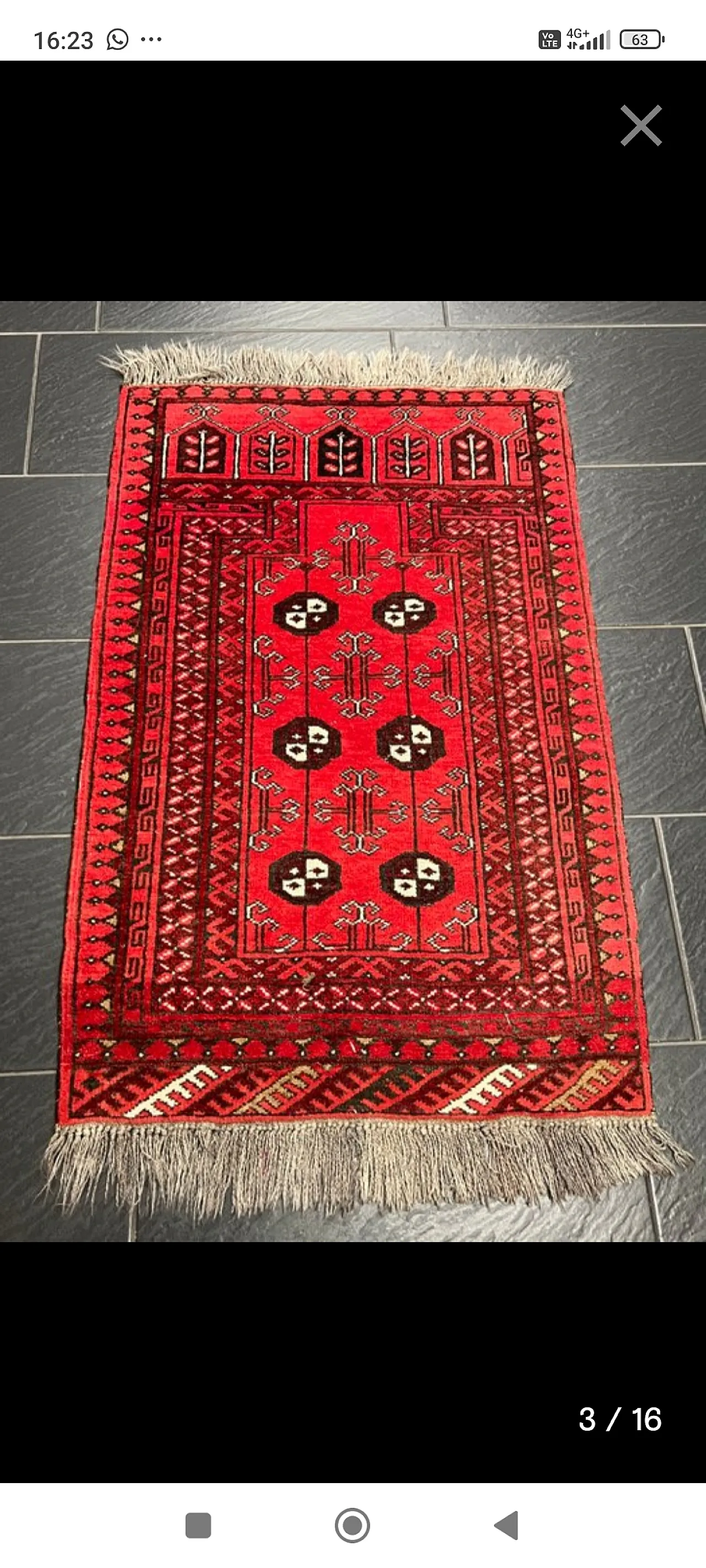 Fine hand-knotted Afgan Mauri oriental rug, early 20th century 16