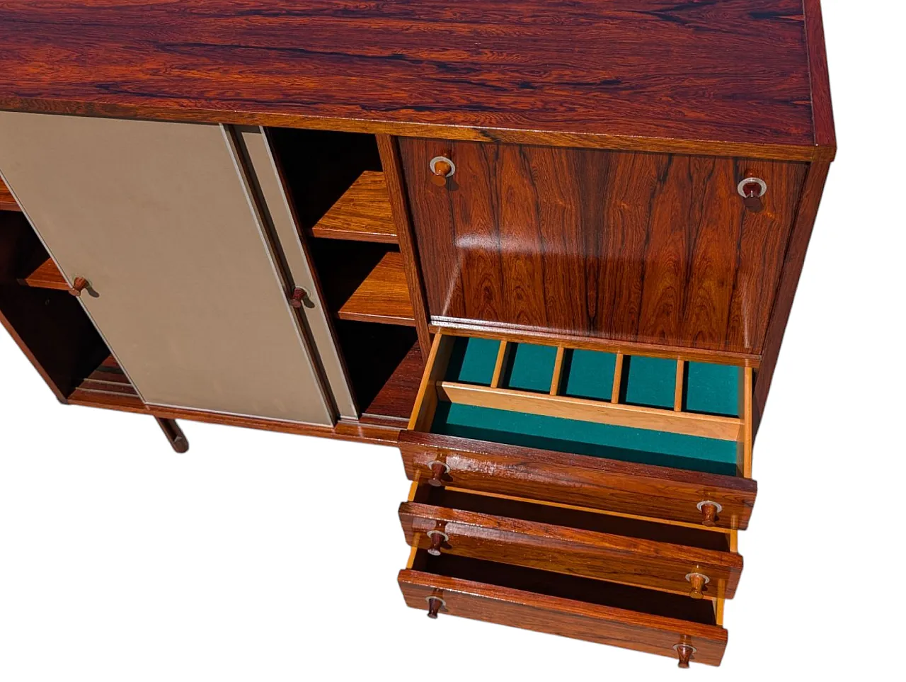 Mobile bar creato da George Coslin per 3V Arredamenti Padova, 1960 10