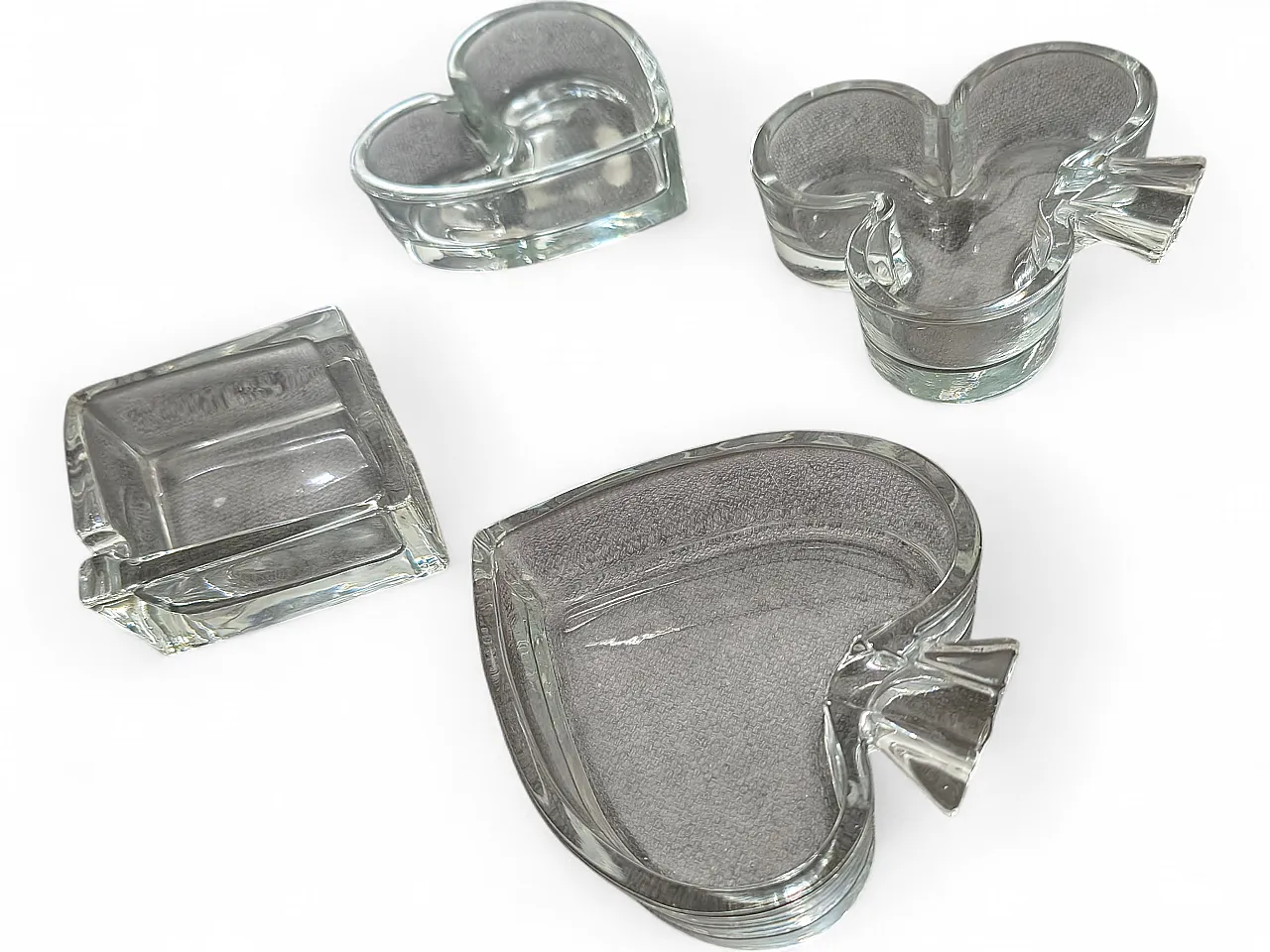 4 poker ashtrays by Arnolfo di Cambio, 70s 6