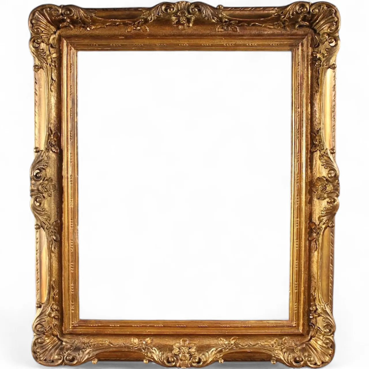 Italian carved and gilded frame from the 20th century 15