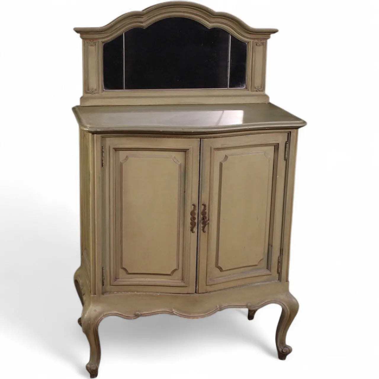 Italian lacquered sideboard with mirror from the 20th century 14