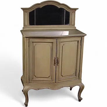 Italian lacquered sideboard with mirror from the 20th century