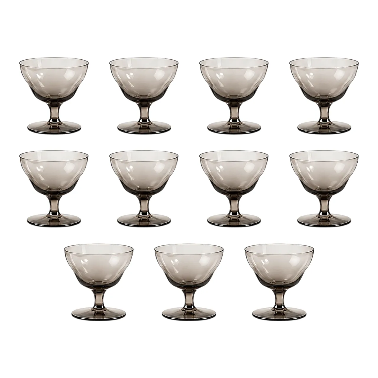 11 Liqueur Glasses by Daum Nancy, early 20th Century 1