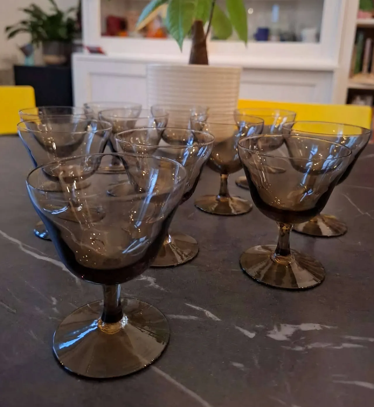11 Liqueur Glasses by Daum Nancy, early 20th Century 14