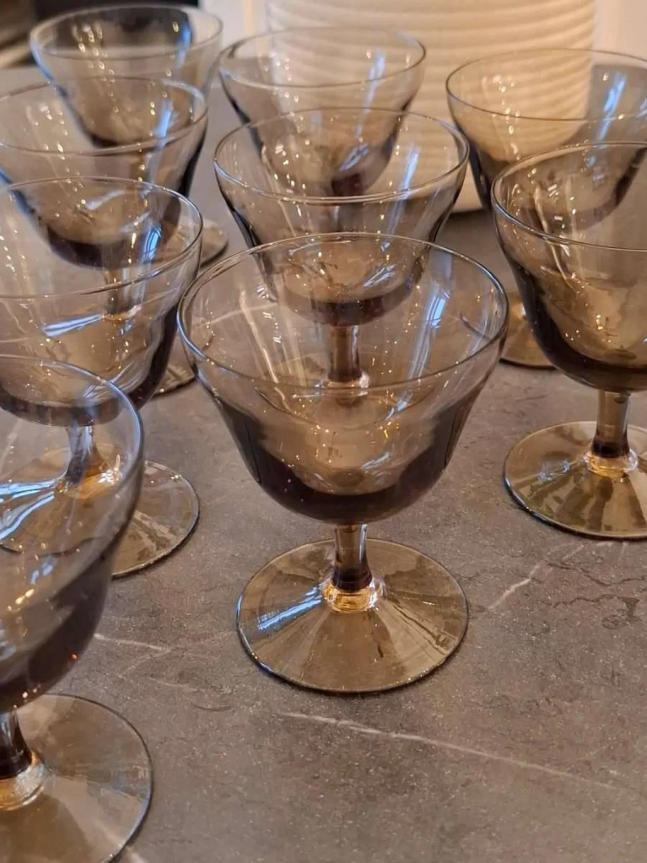 11 Liqueur Glasses by Daum Nancy, early 20th Century 16