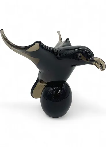 Decorative blown glass sculpture by Zanetti, 1970s