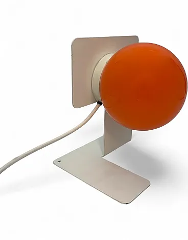 Lampada da tavolo con palla Sciolari, anni '70
