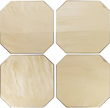 4 Trays from Cavinato Ulderico & Co. S.N.C. Milan, 1980s