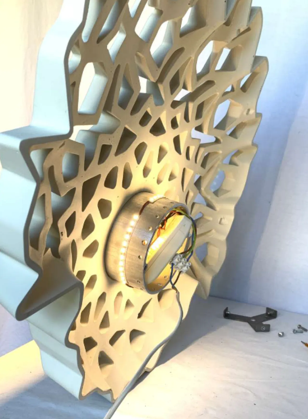 Karman plaster wall lamp, 2000s 7