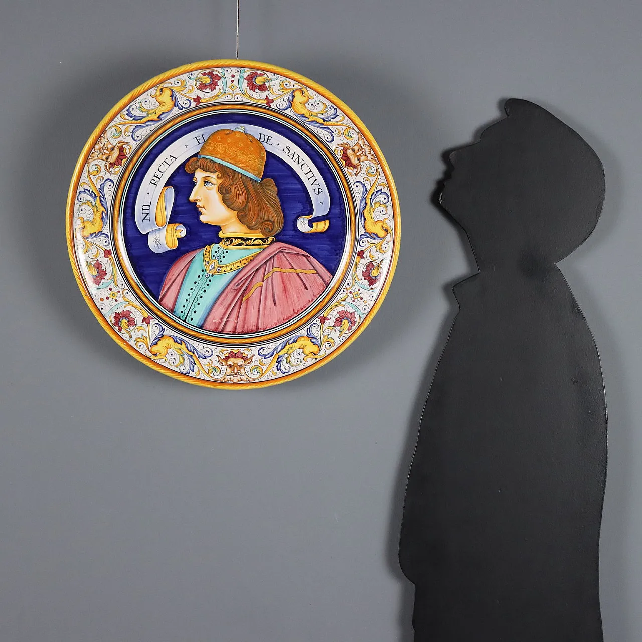 Piatto in maiolica di Deruta Manifattura Fratelli Mari, '900 2