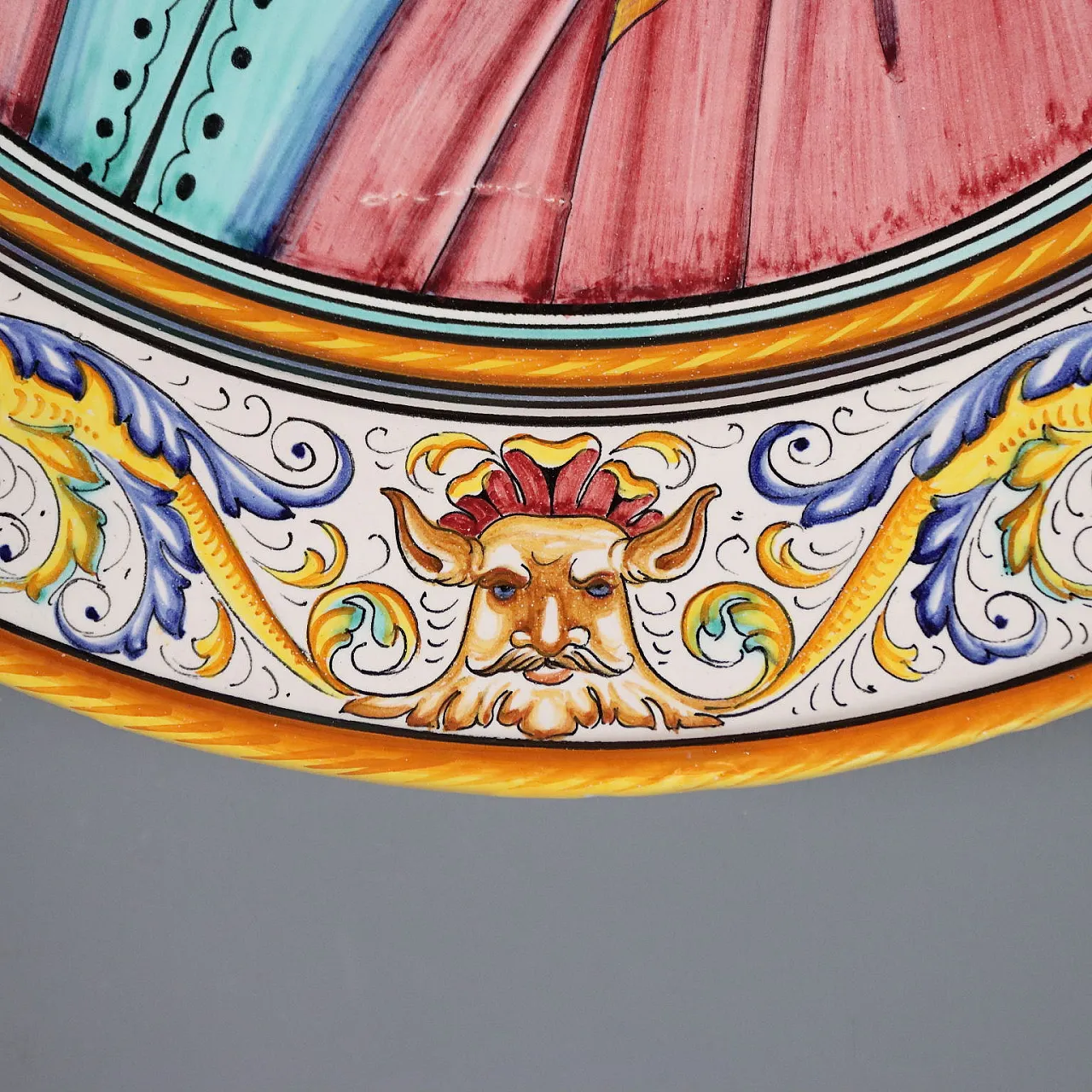 Piatto in maiolica di Deruta Manifattura Fratelli Mari, '900 4