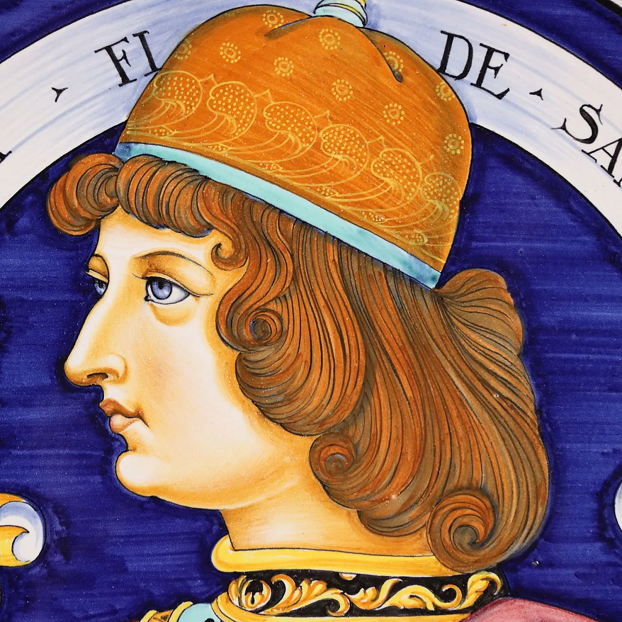 Piatto in maiolica di Deruta Manifattura Fratelli Mari, '900 5
