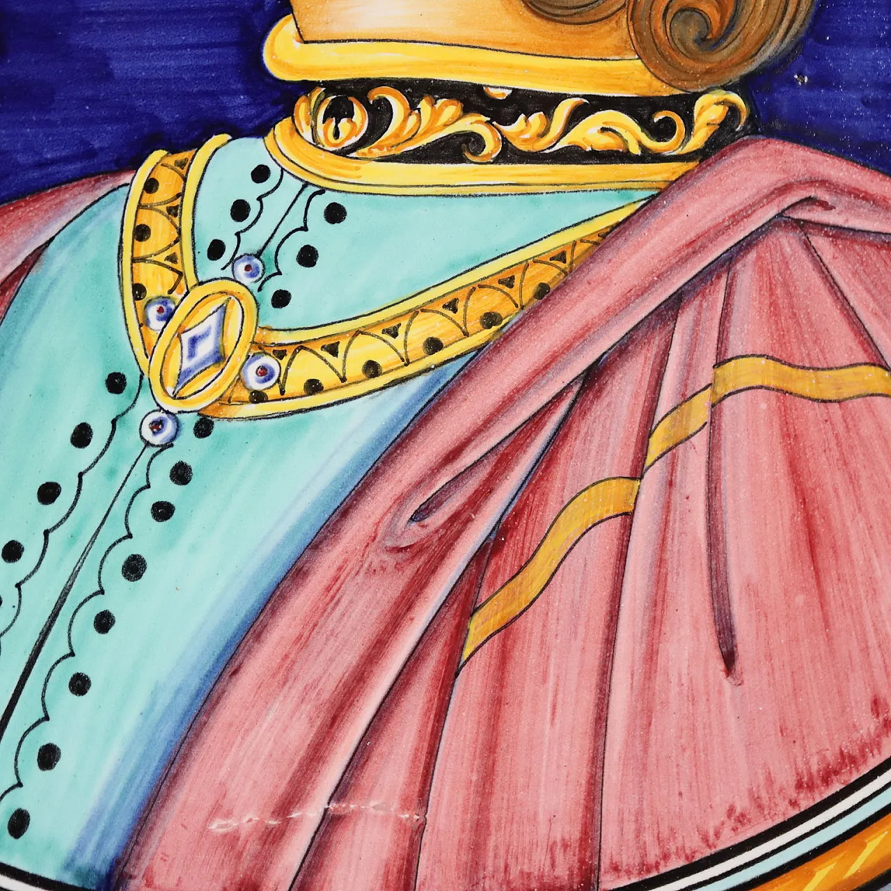 Piatto in maiolica di Deruta Manifattura Fratelli Mari, '900 6