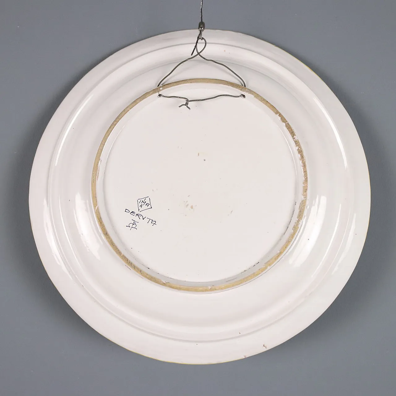 Piatto in maiolica di Deruta Manifattura Fratelli Mari, '900 8