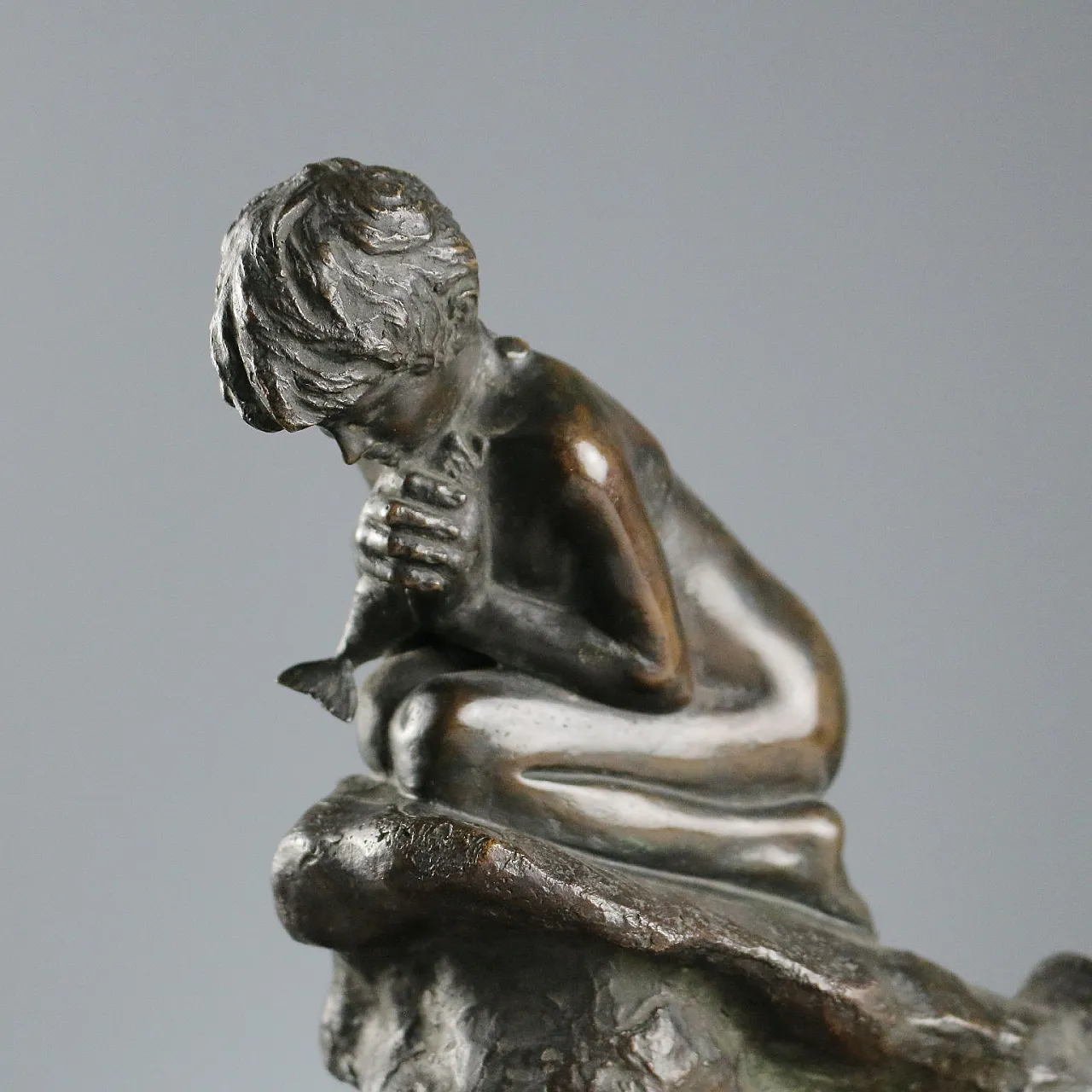 Pescatorello scultura in bronzo di Vincenzo Gemito, '900 3