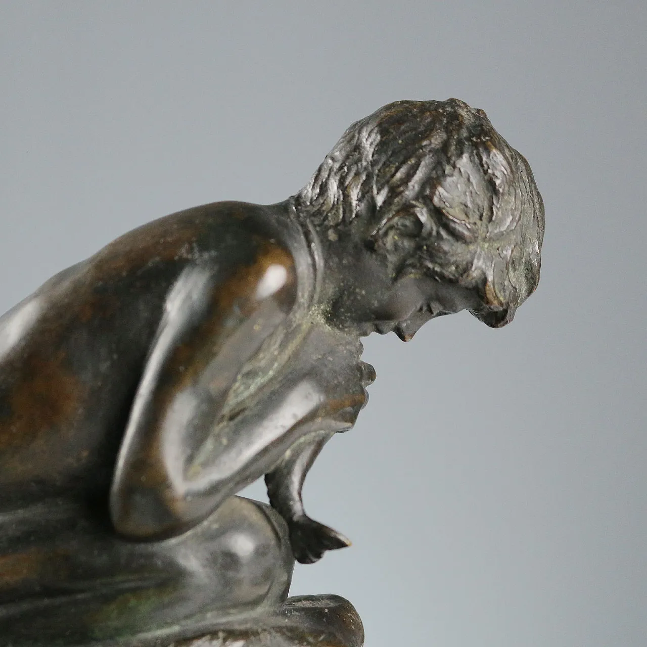 Pescatorello scultura in bronzo di Vincenzo Gemito, '900 5