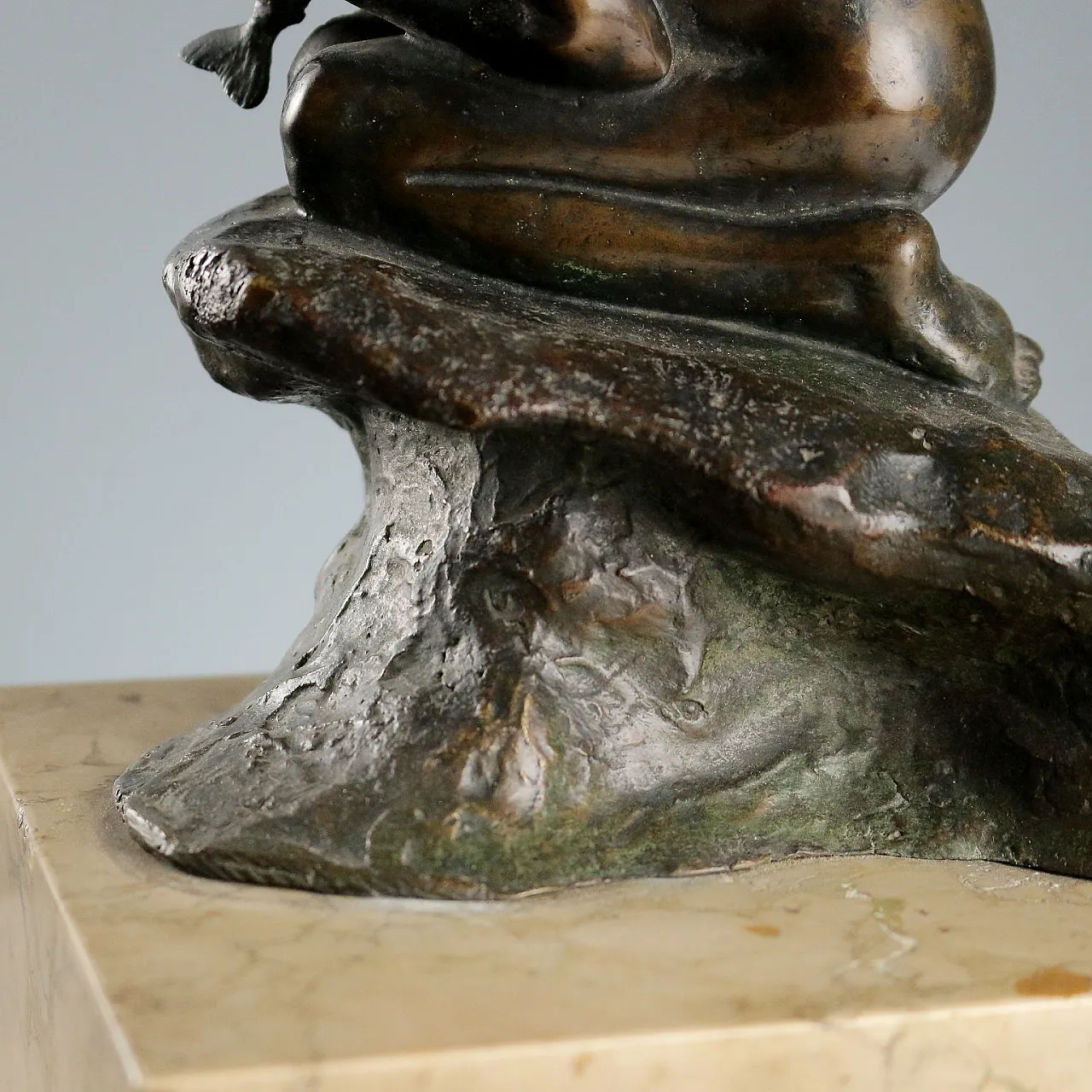 Pescatorello scultura in bronzo di Vincenzo Gemito, '900 6