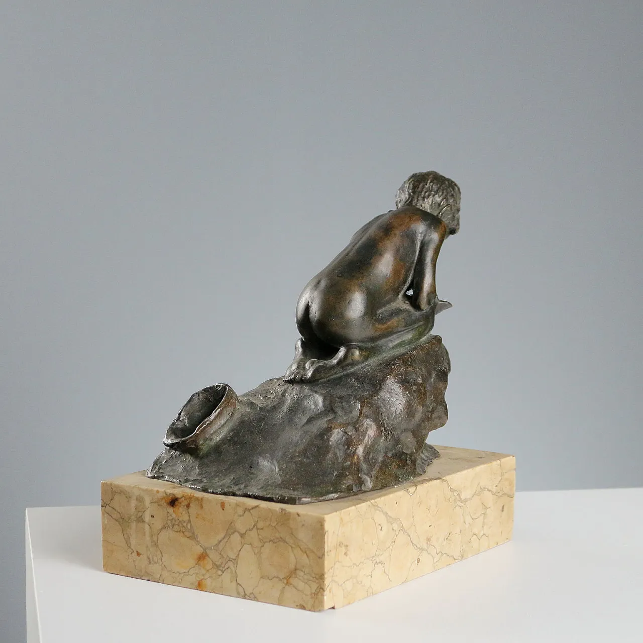 Pescatorello scultura in bronzo di Vincenzo Gemito, '900 7