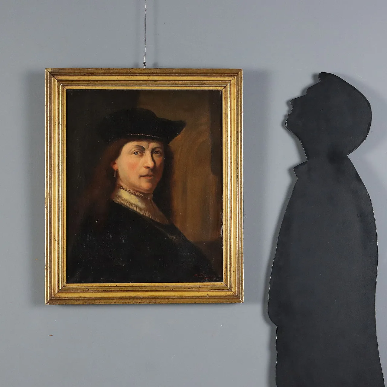 Portrait painting by Rembrandt, 19th century 2