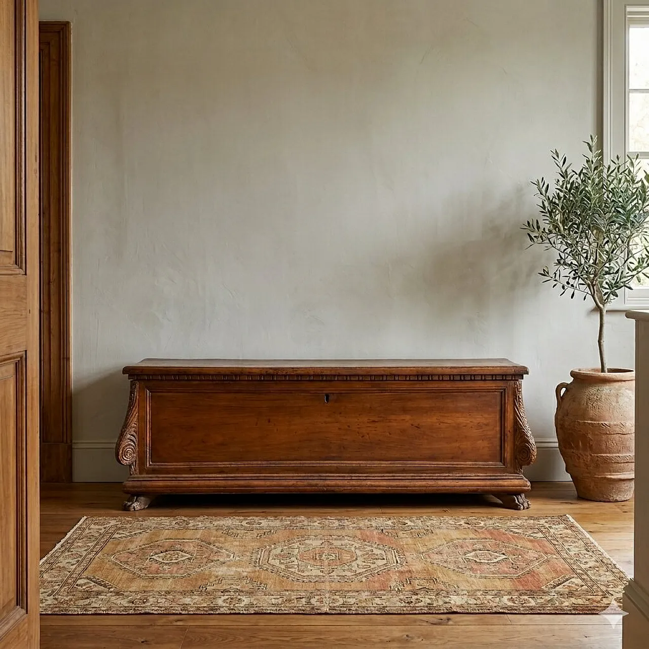 Walnut chest, 18th century 2