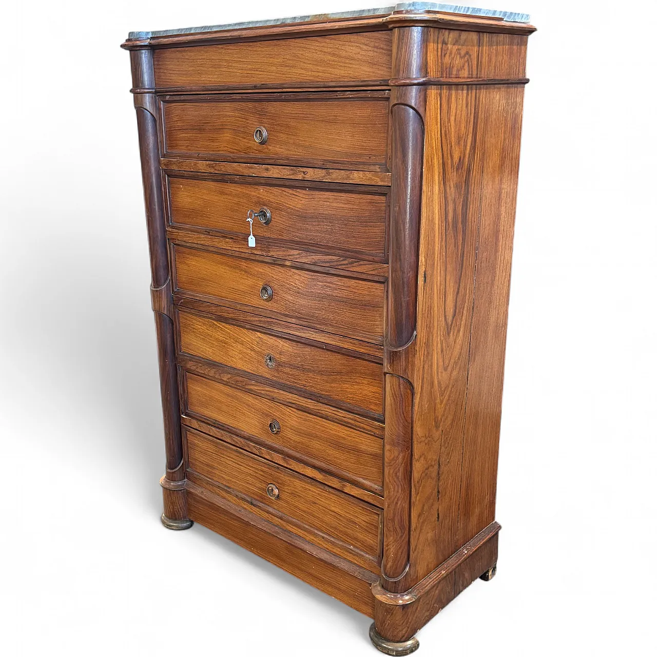 Rosewood septet, Luigi Filippo, 19th century 12