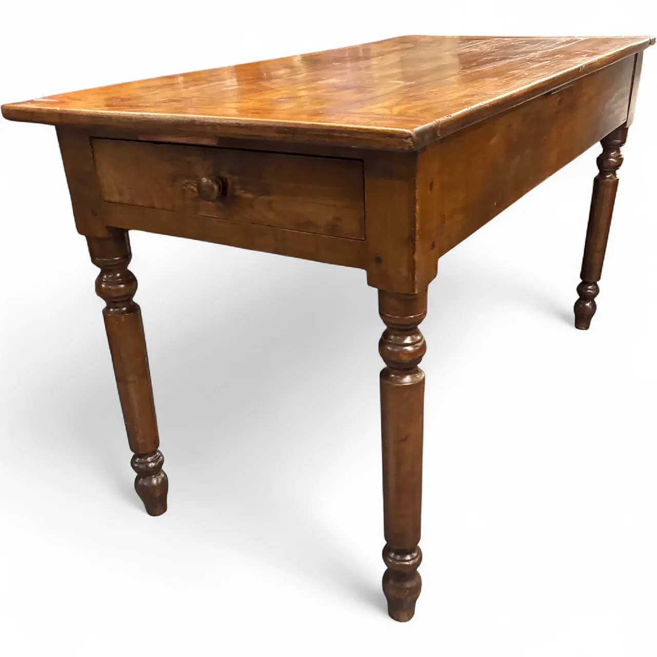 Louis Philippe table solid cherry, 19th century 11