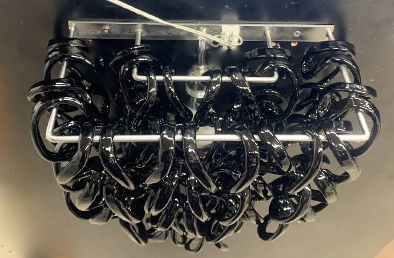 Pair of Murano glass wall sconces by Vistosi, 1970s 4