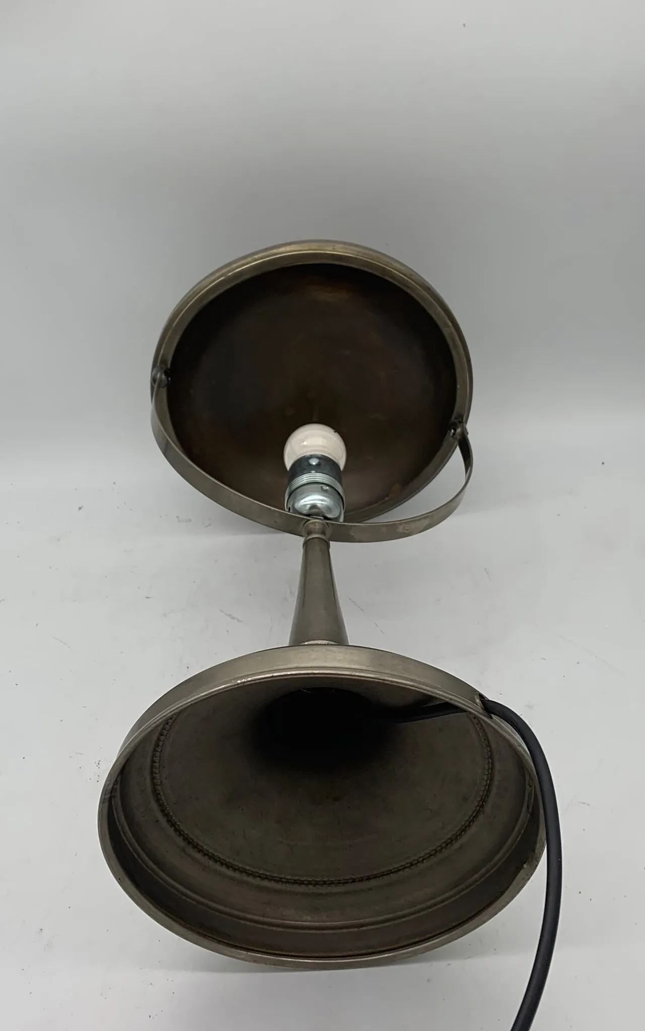 Lampada da tavolo in metallo, anni '30 4