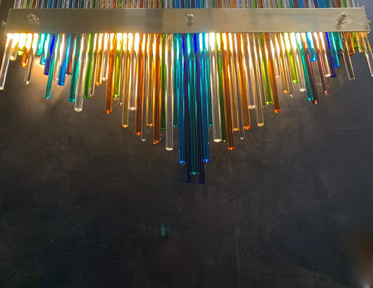 Vibrations by Enrico Neri&c.snc, Murano glass sconce, 2000s 3