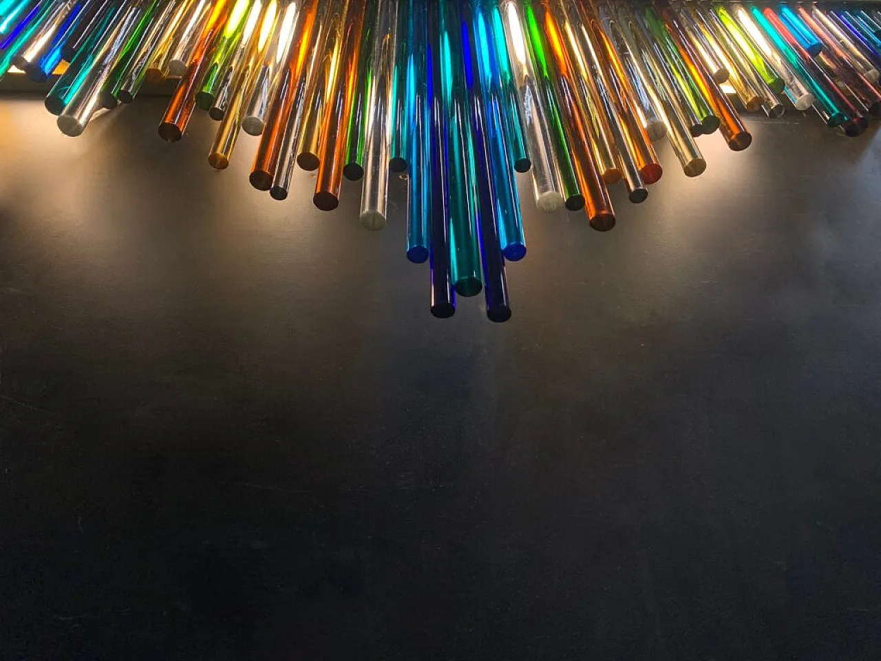 Vibrations by Enrico Neri&c.snc, Murano glass sconce, 2000s 4
