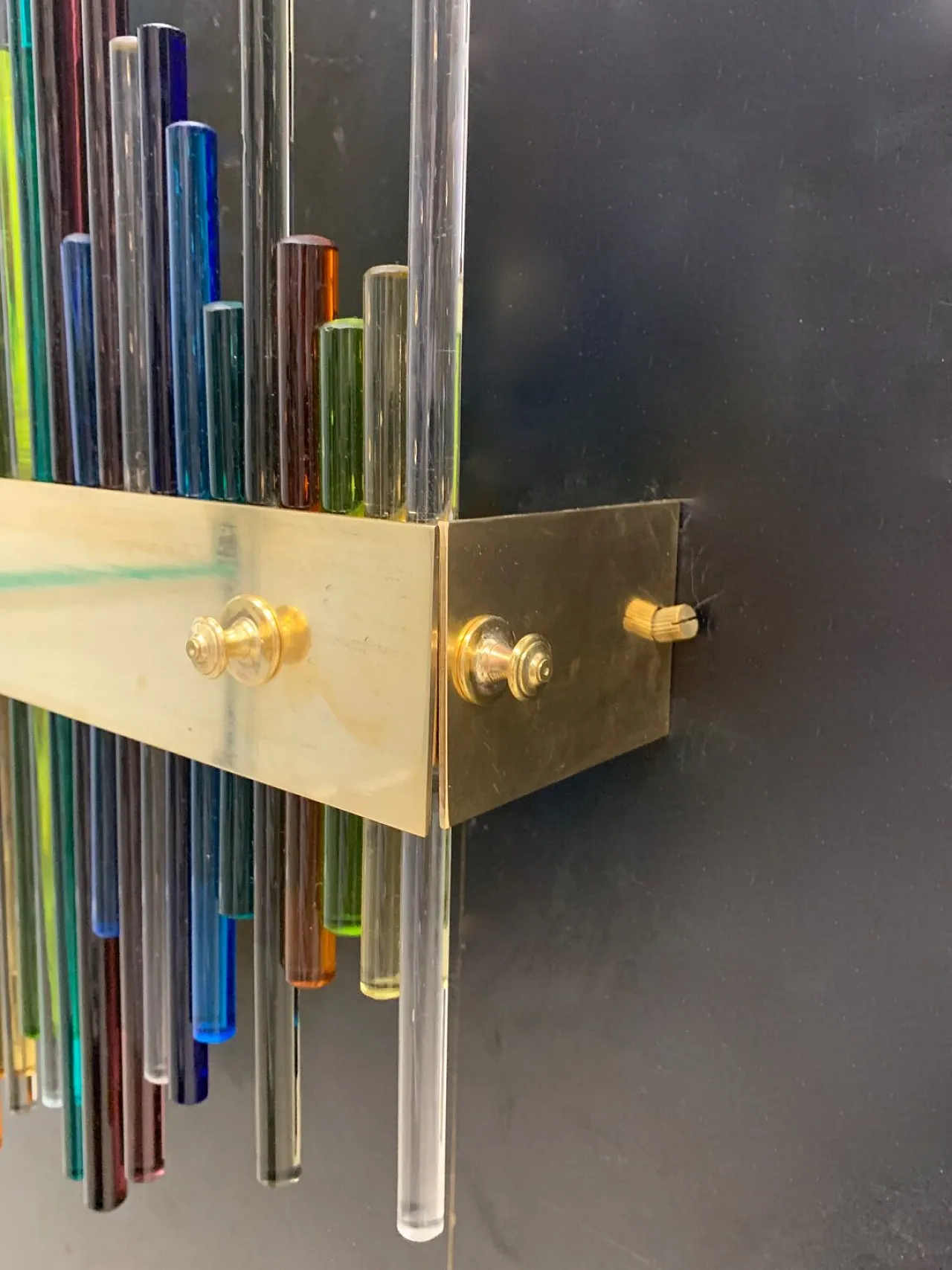 Vibrations by Enrico Neri&c.snc, Murano glass sconce, 2000s 6