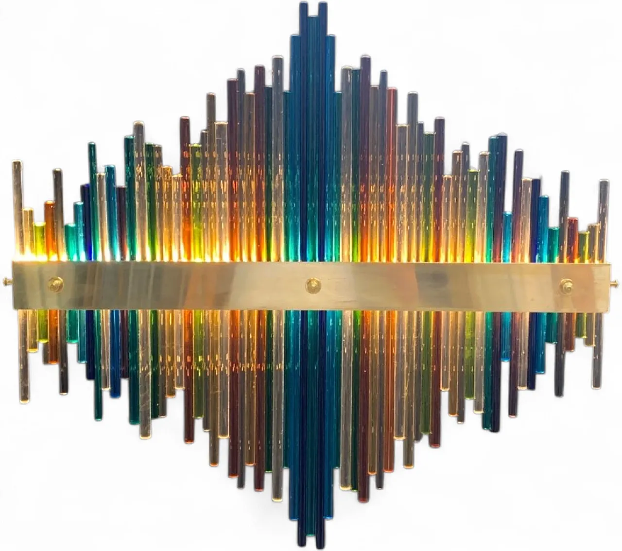 Vibrations by Enrico Neri&c.snc, Murano glass sconce, 2000s 8