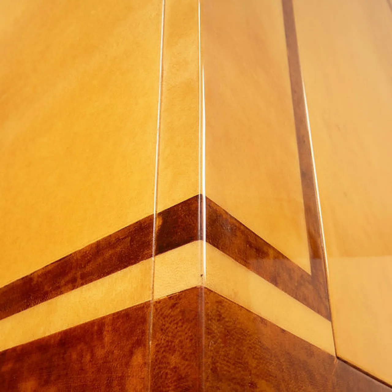 Goatskin parchment bar cabinet by Tura and Valsecchi for Tura, 1970s 10