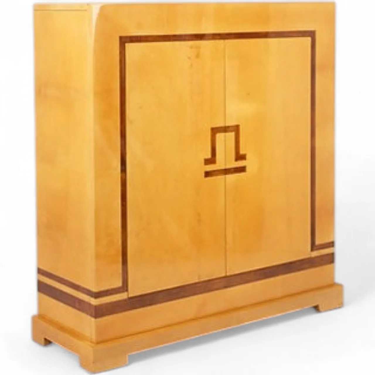 Goatskin parchment bar cabinet by Tura and Valsecchi for Tura, 1970s 15