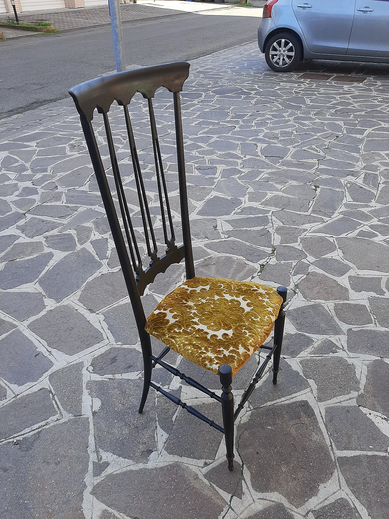 Pair of Chiavarine chairs, 50s 4